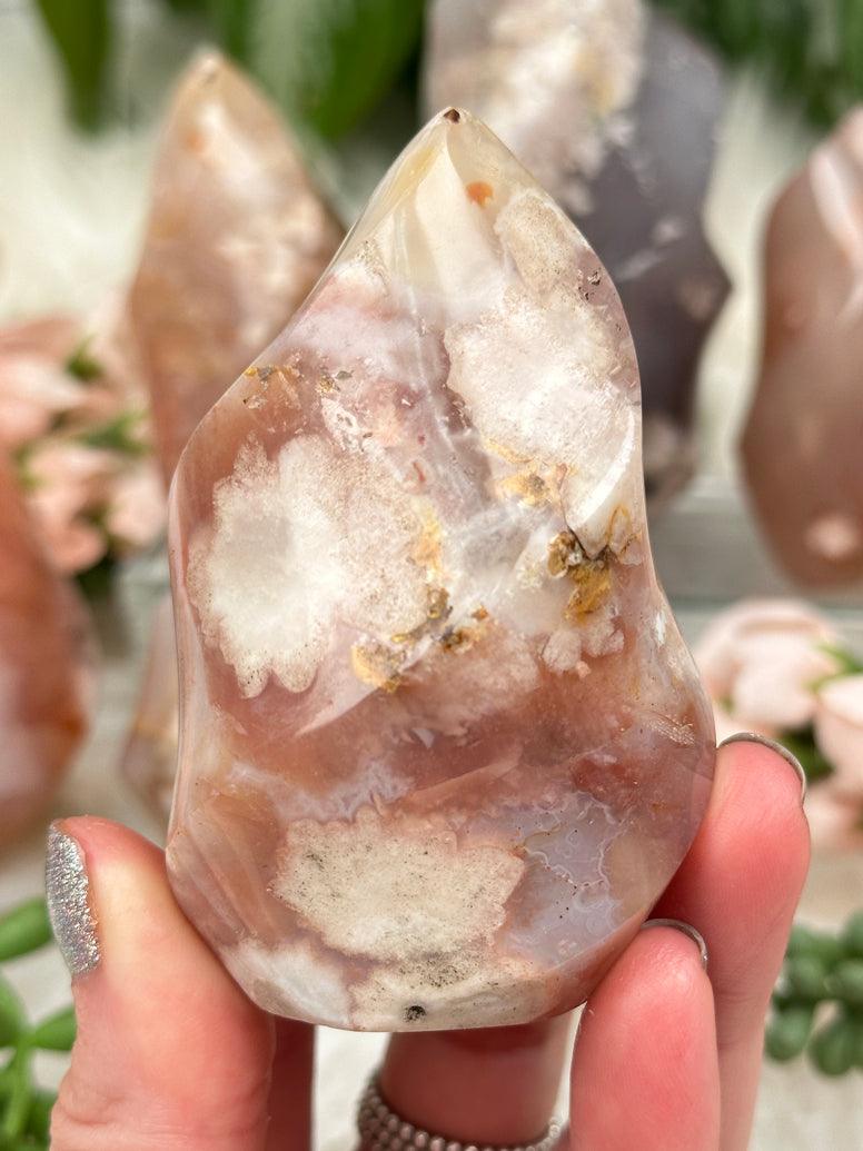 Flower Agate Flames