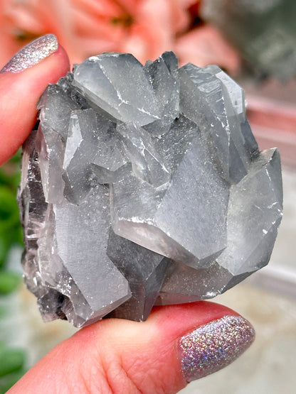 Green Fluorite Gray Bladed Calcite