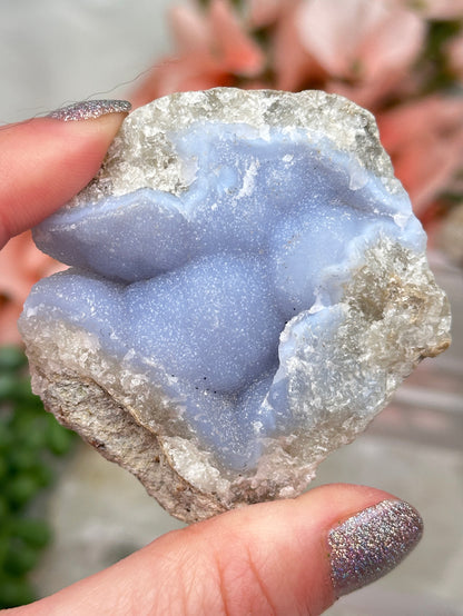 Blue Holly Agate Clusters