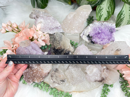 Quartz & Amethyst Calcite