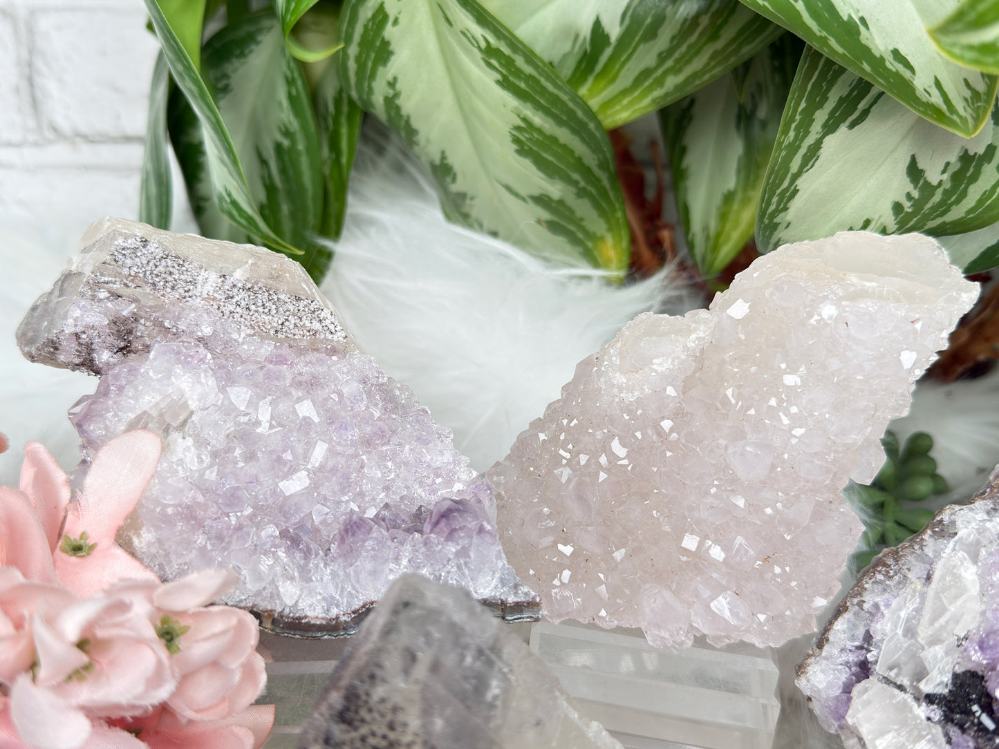 Quartz & Amethyst Calcite