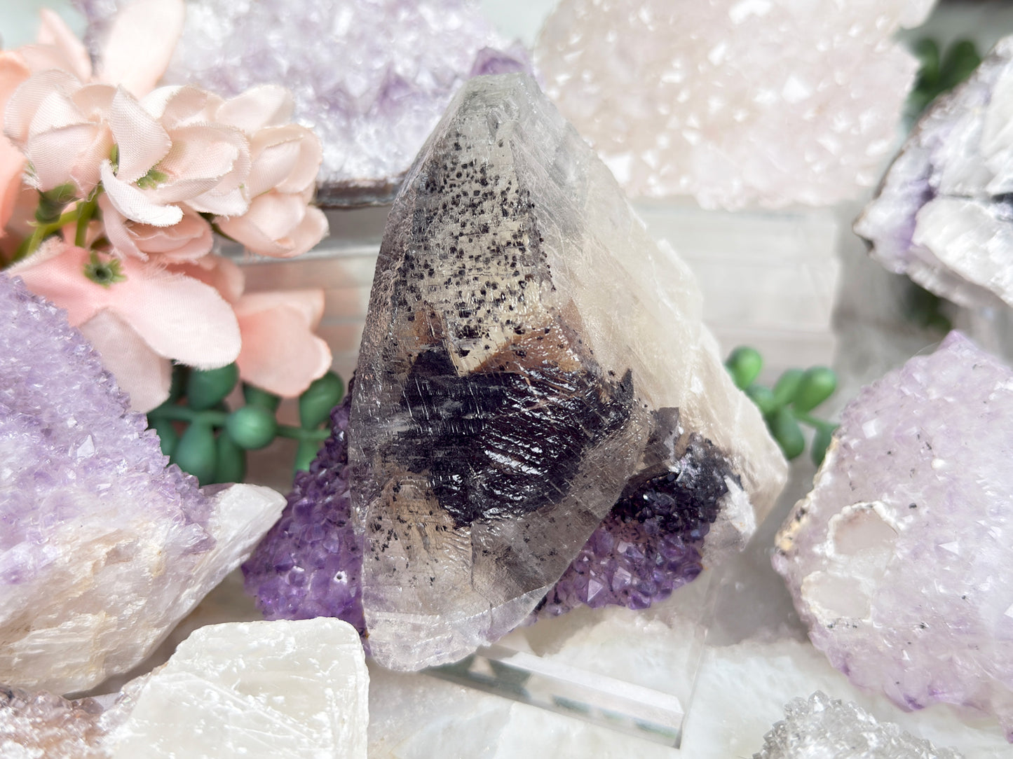 Quartz & Amethyst Calcite