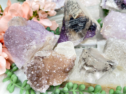 Quartz & Amethyst Calcite