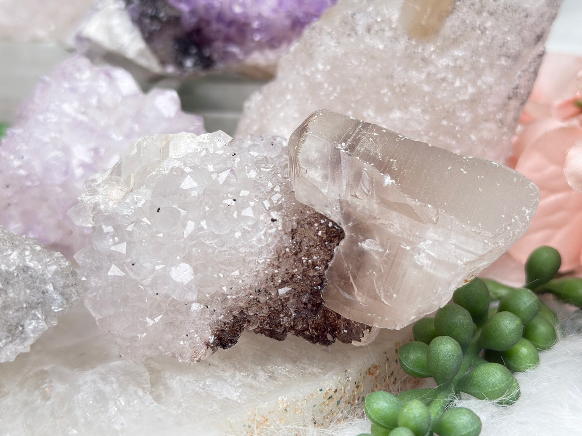 Quartz & Amethyst Calcite