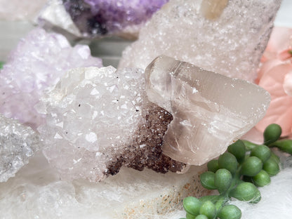 Quartz & Amethyst Calcite