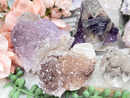 Quartz & Amethyst Calcite
