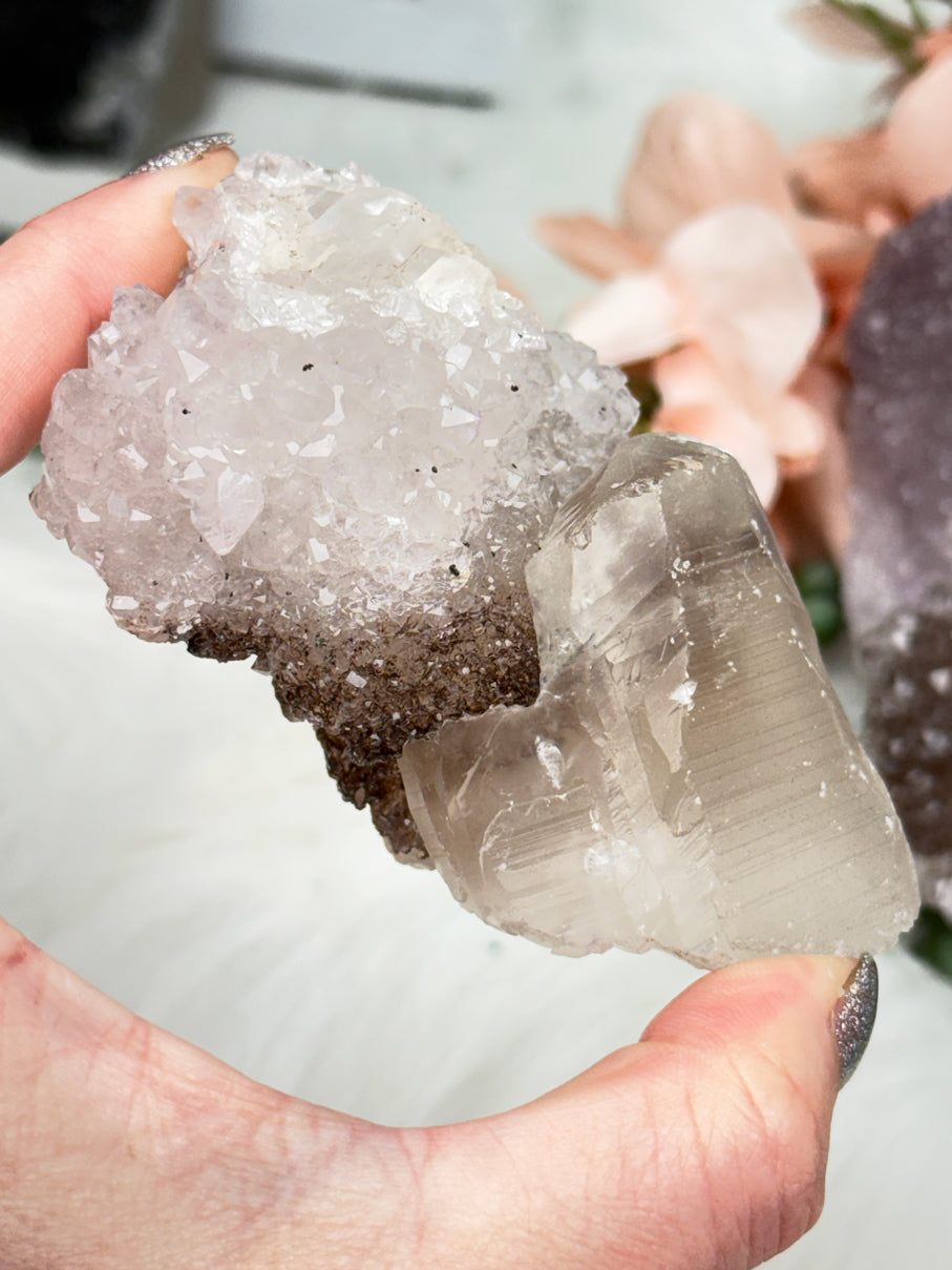 Quartz & Amethyst Calcite