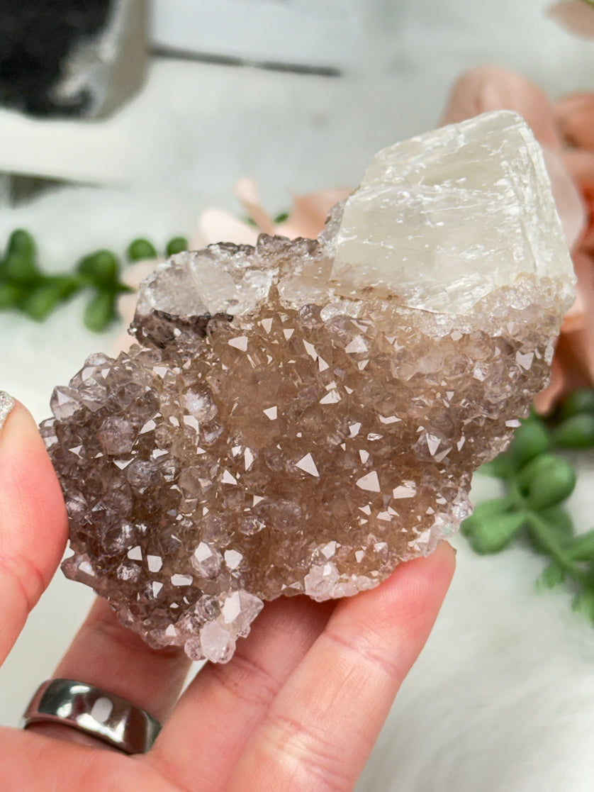 Quartz & Amethyst Calcite
