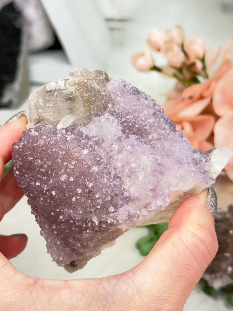 Quartz & Amethyst Calcite
