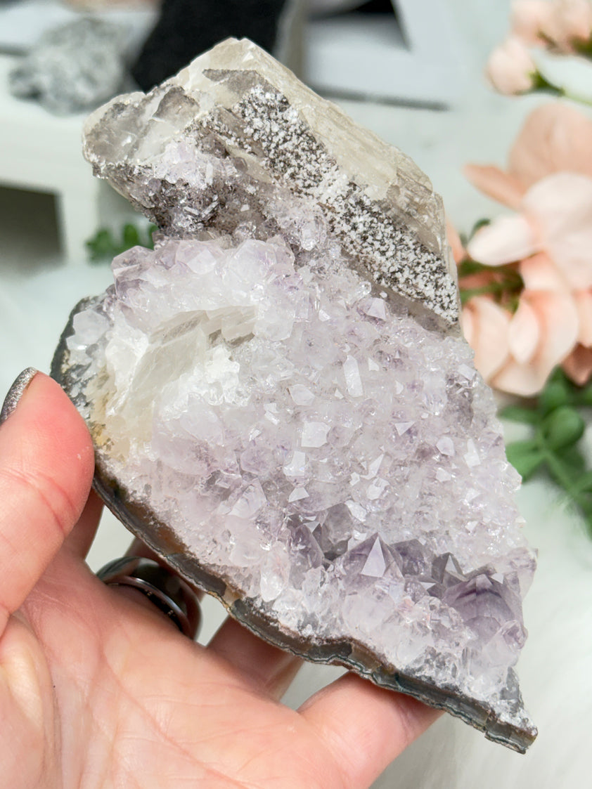 Quartz & Amethyst Calcite