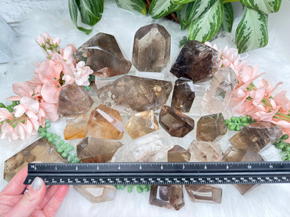 Rutilated Quartz & Smoky