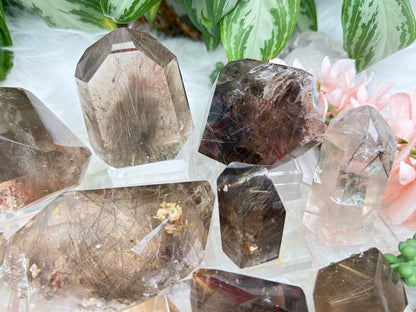 Rutilated Quartz & Smoky