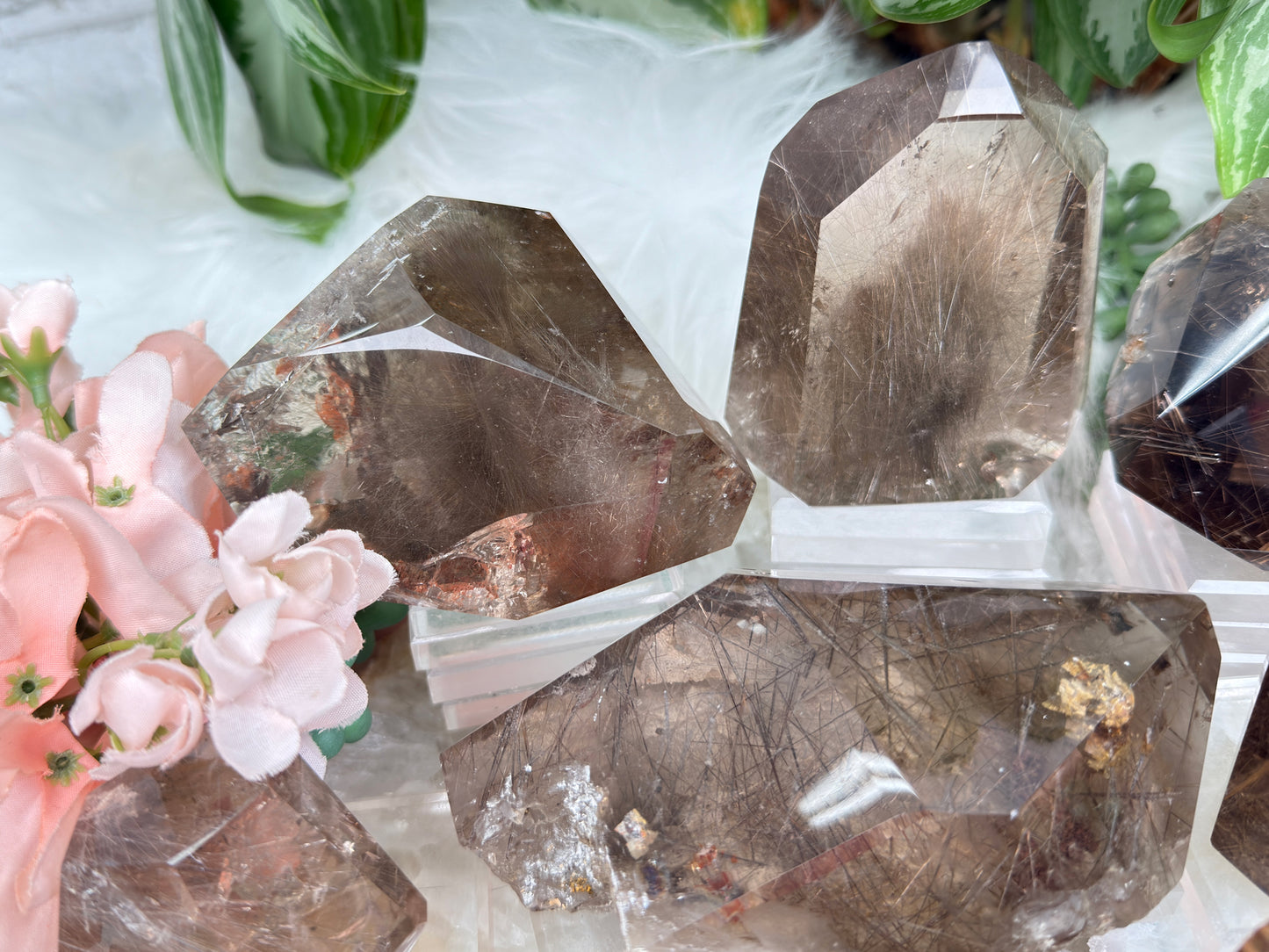 Rutilated Quartz & Smoky