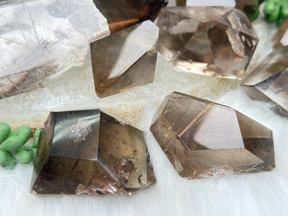 Rutilated Quartz & Smoky