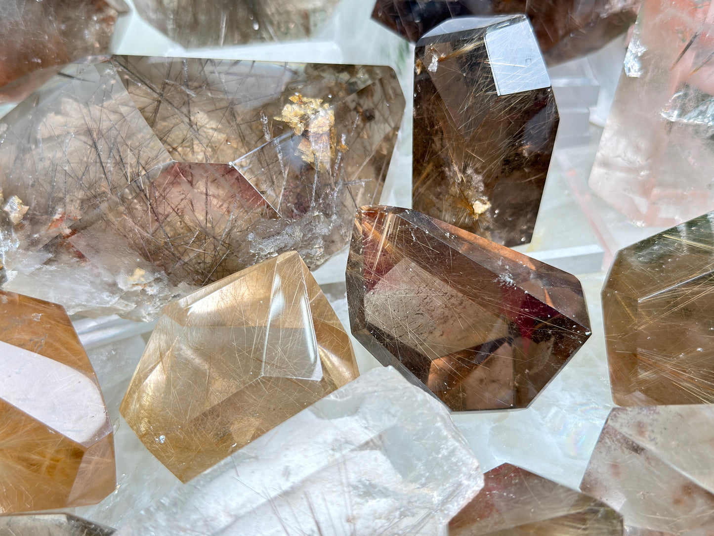 Rutilated Quartz & Smoky