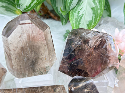 Rutilated Quartz & Smoky