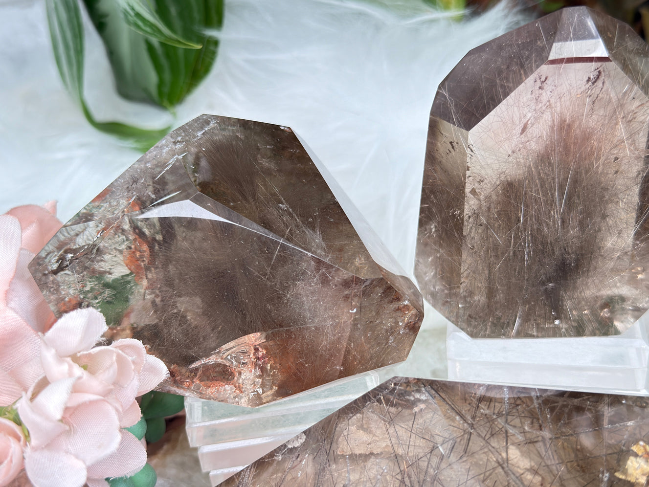 Rutilated Quartz & Smoky