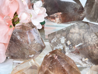 Rutilated Quartz & Smoky