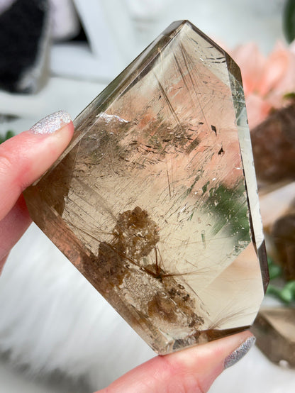 Rutilated Quartz & Smoky