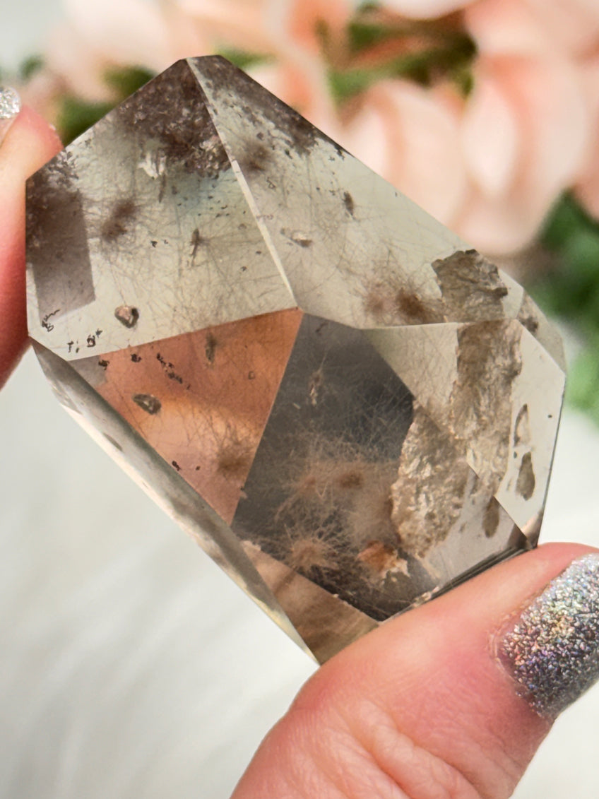 Rutilated Quartz & Smoky