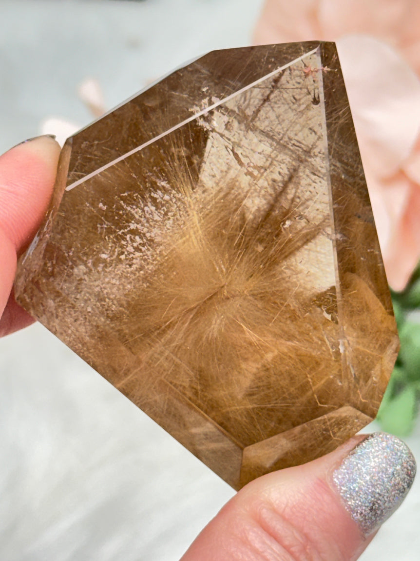 Rutilated Quartz & Smoky