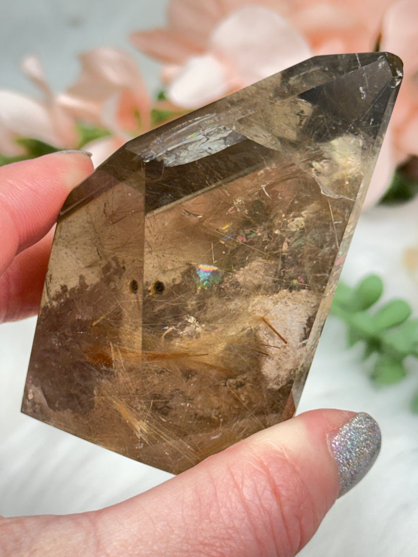 Rutilated Quartz & Smoky