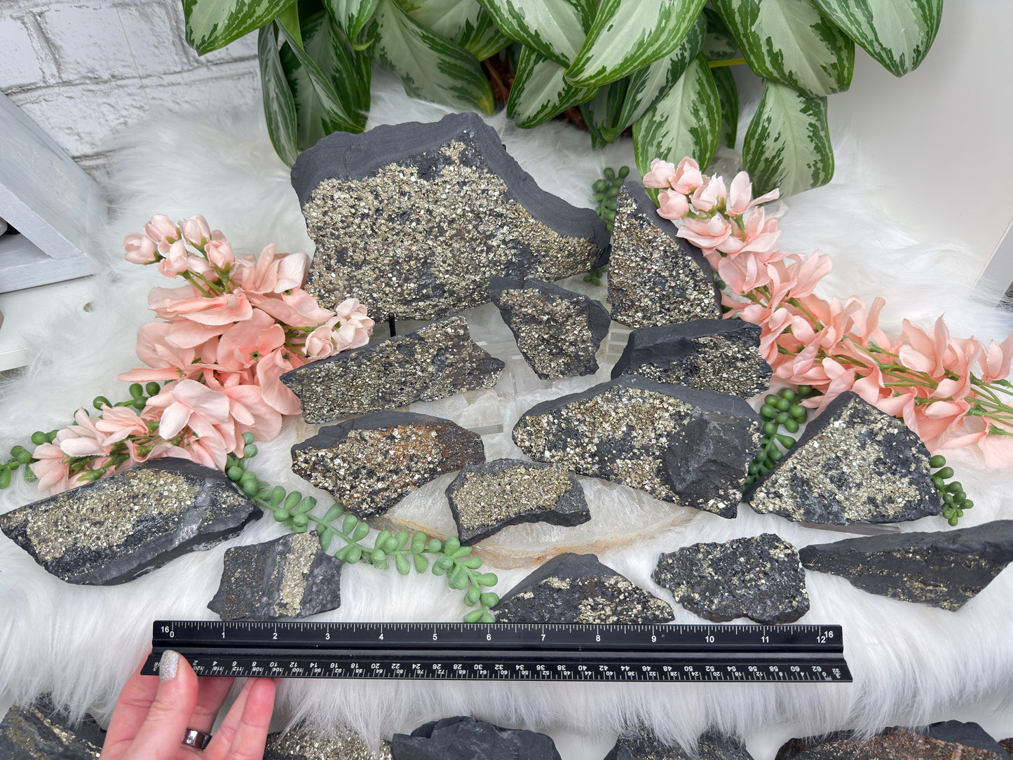 Raw Pyrite Basalt