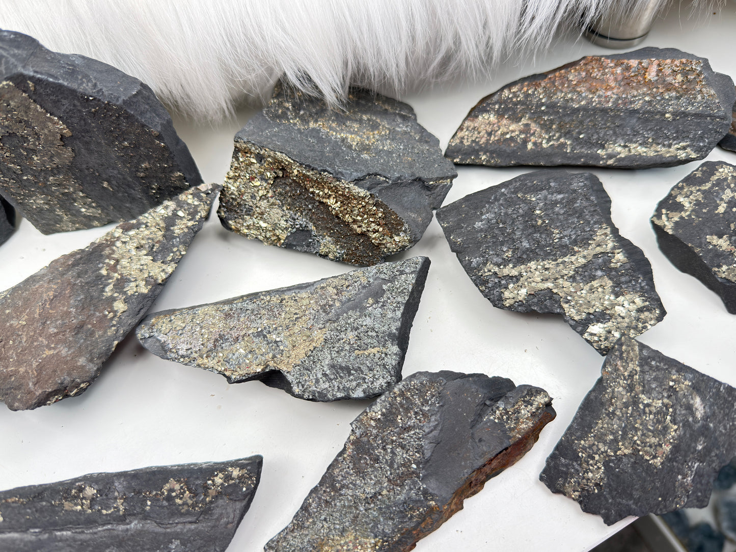 Raw Pyrite Basalt