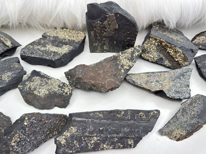Raw Pyrite Basalt