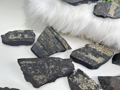 Raw Pyrite Basalt