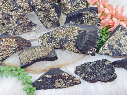Raw Pyrite Basalt