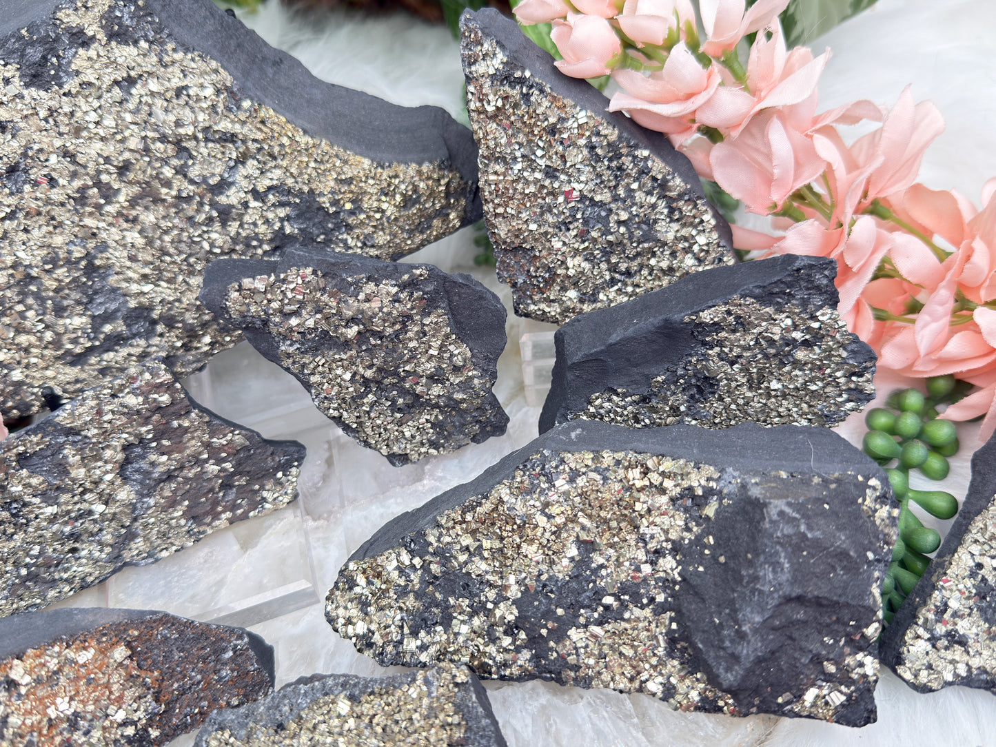 Raw Pyrite Basalt