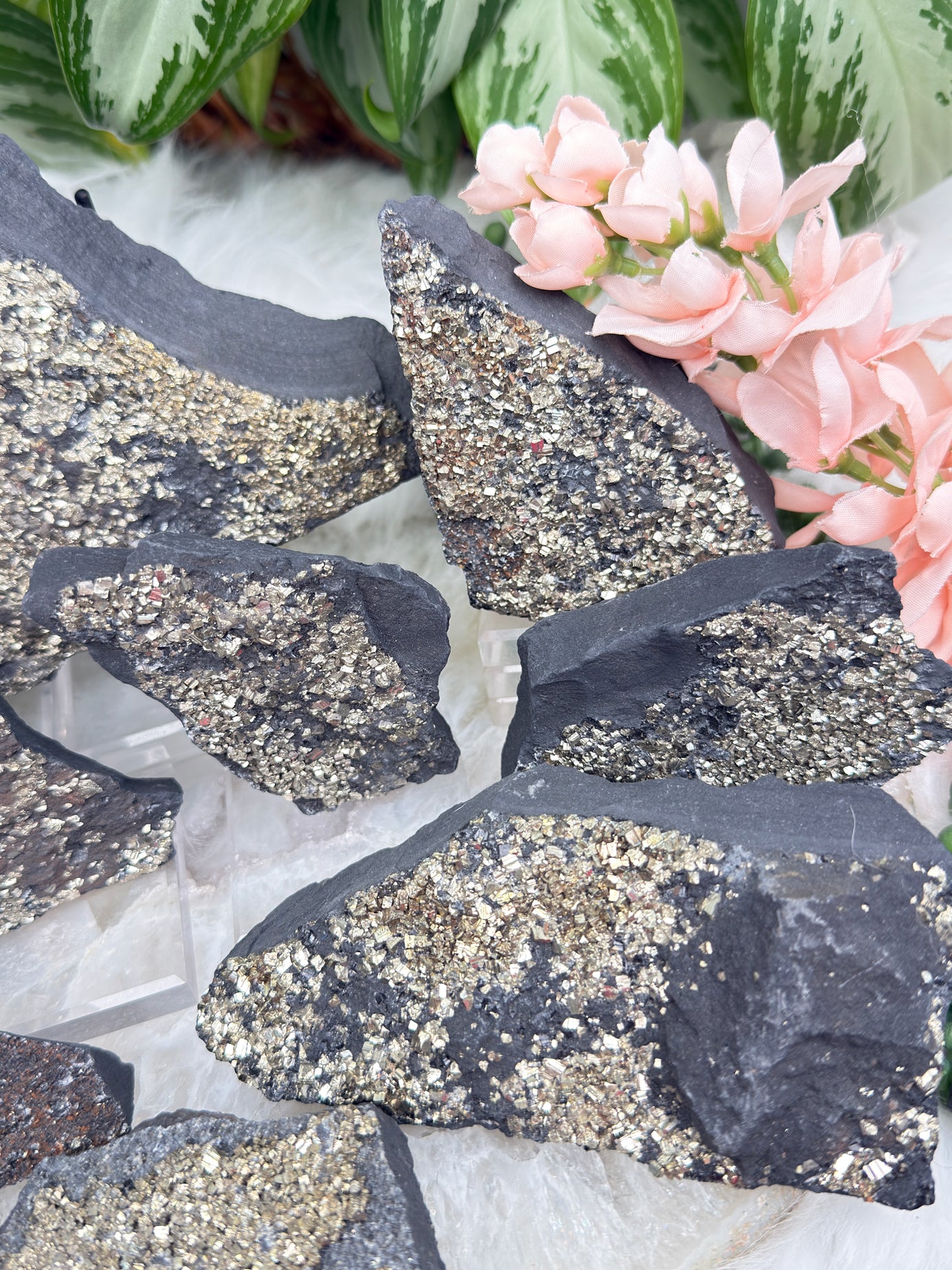 Raw Pyrite Basalt
