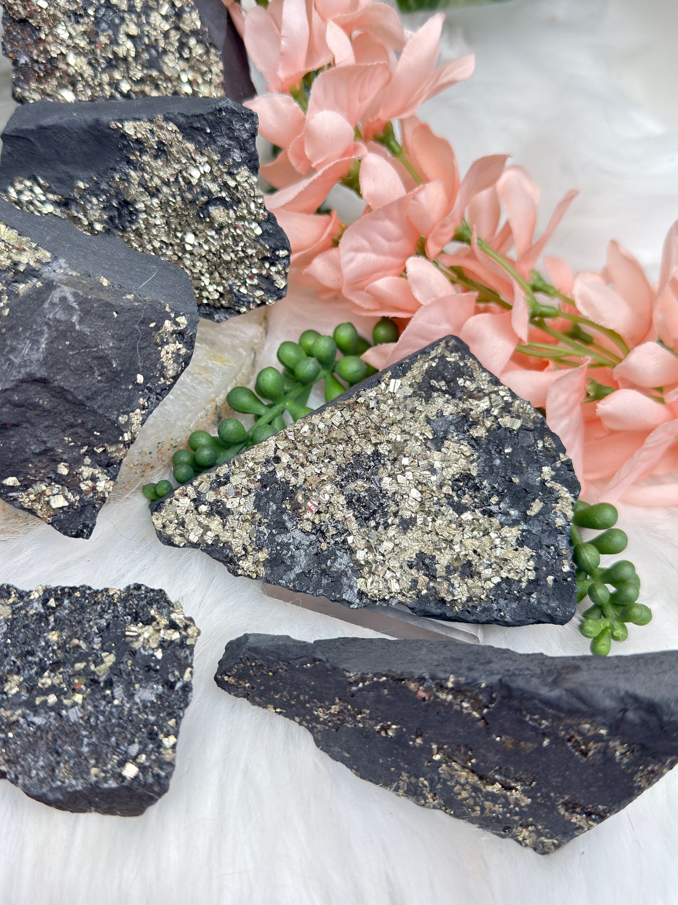 Raw Pyrite Basalt