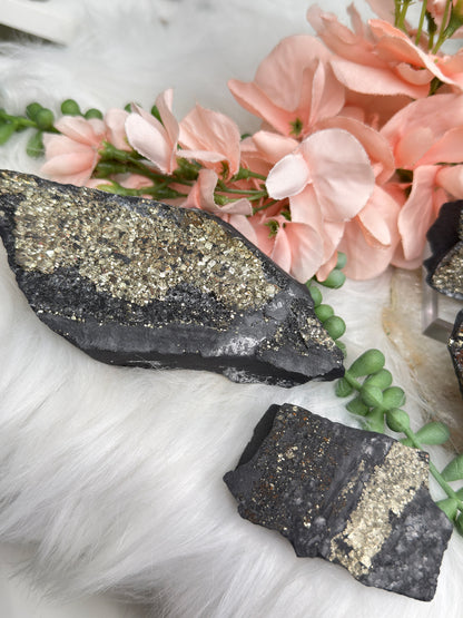 Raw Pyrite Basalt