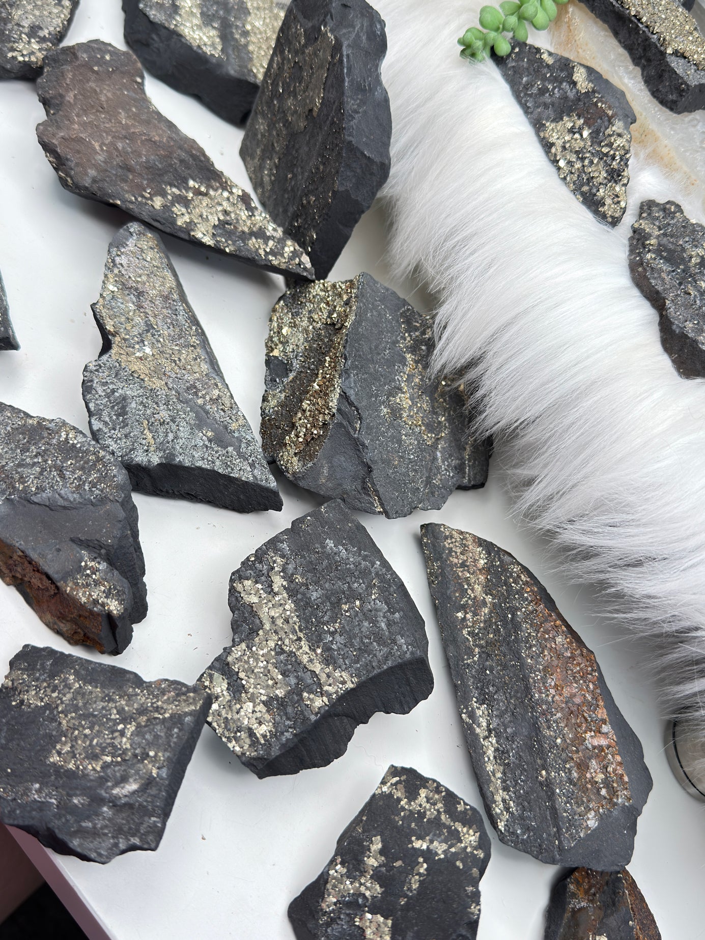 Raw Pyrite Basalt