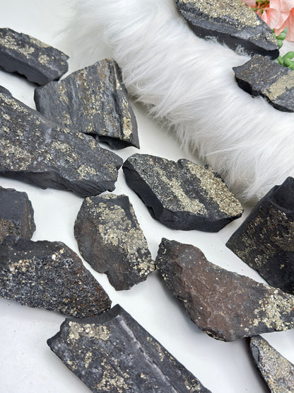 Raw Pyrite Basalt