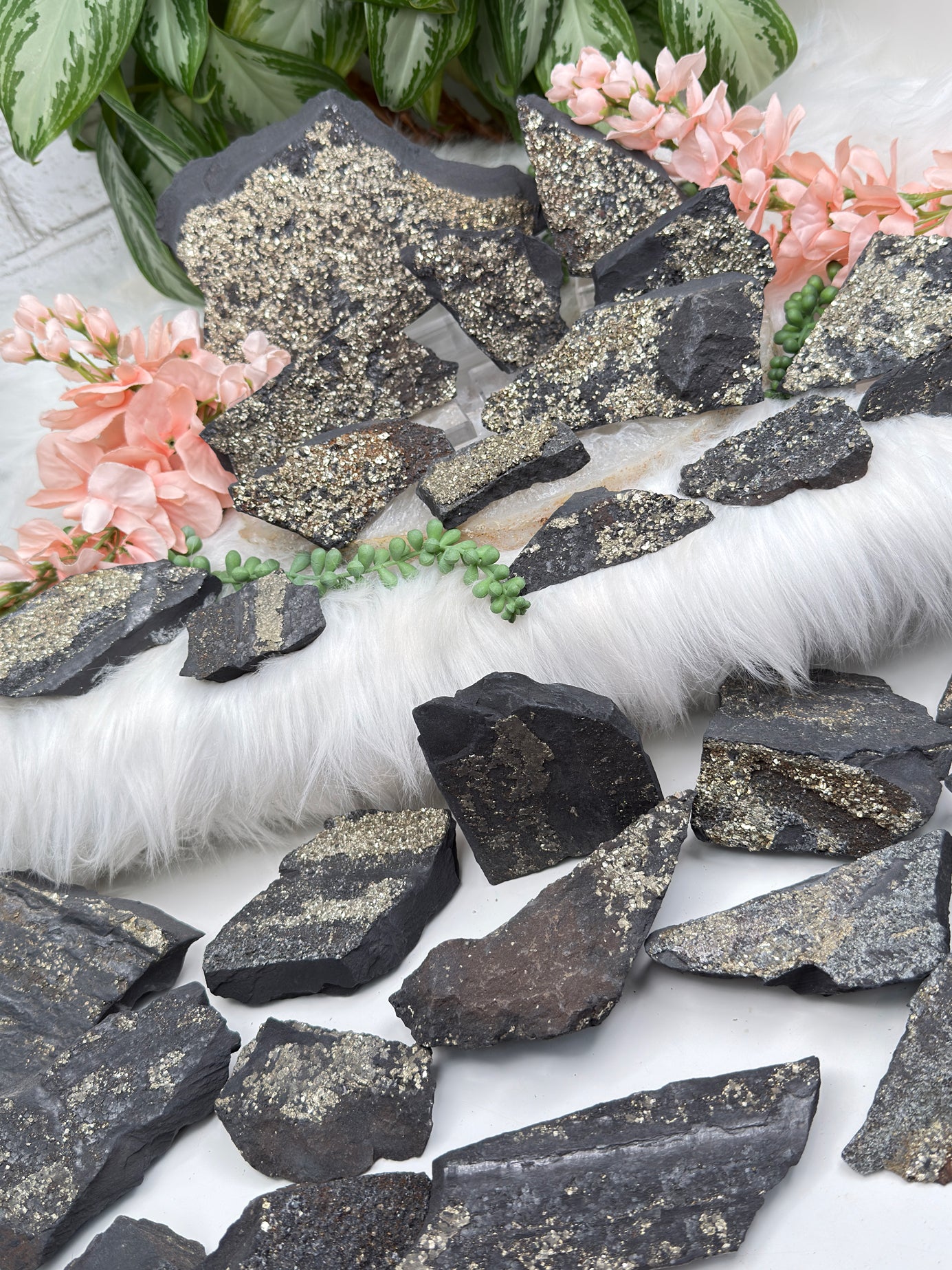 Raw Pyrite Basalt