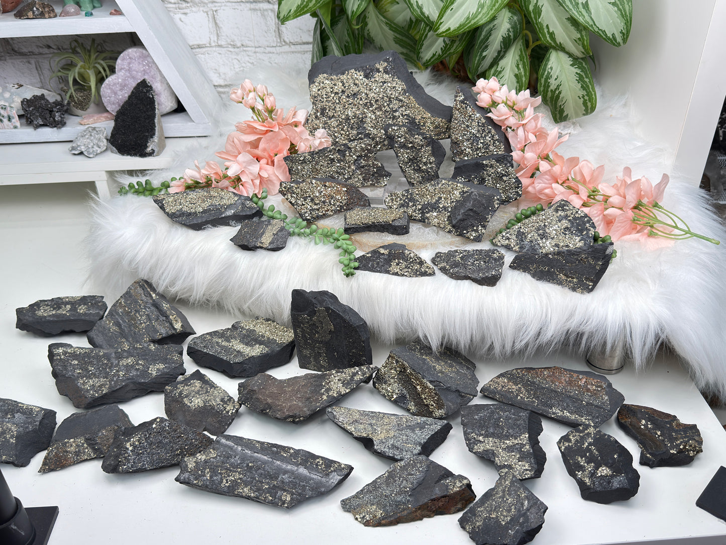 Raw Pyrite Basalt