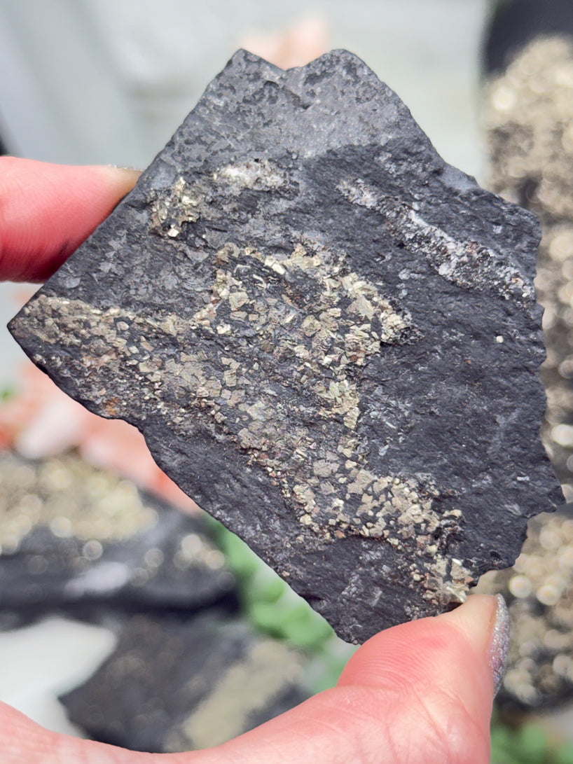Raw Pyrite Basalt