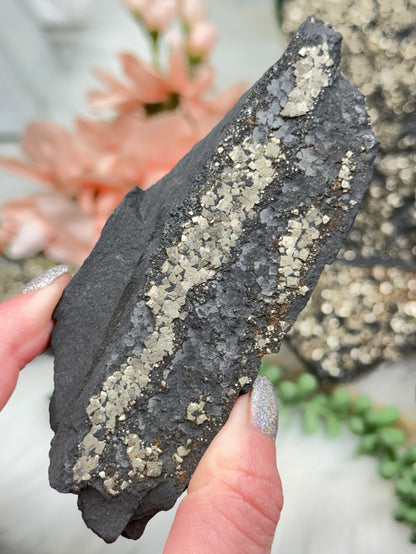 Raw Pyrite Basalt