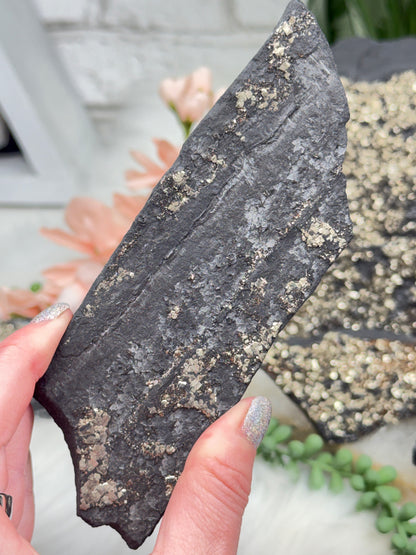 Raw Pyrite Basalt
