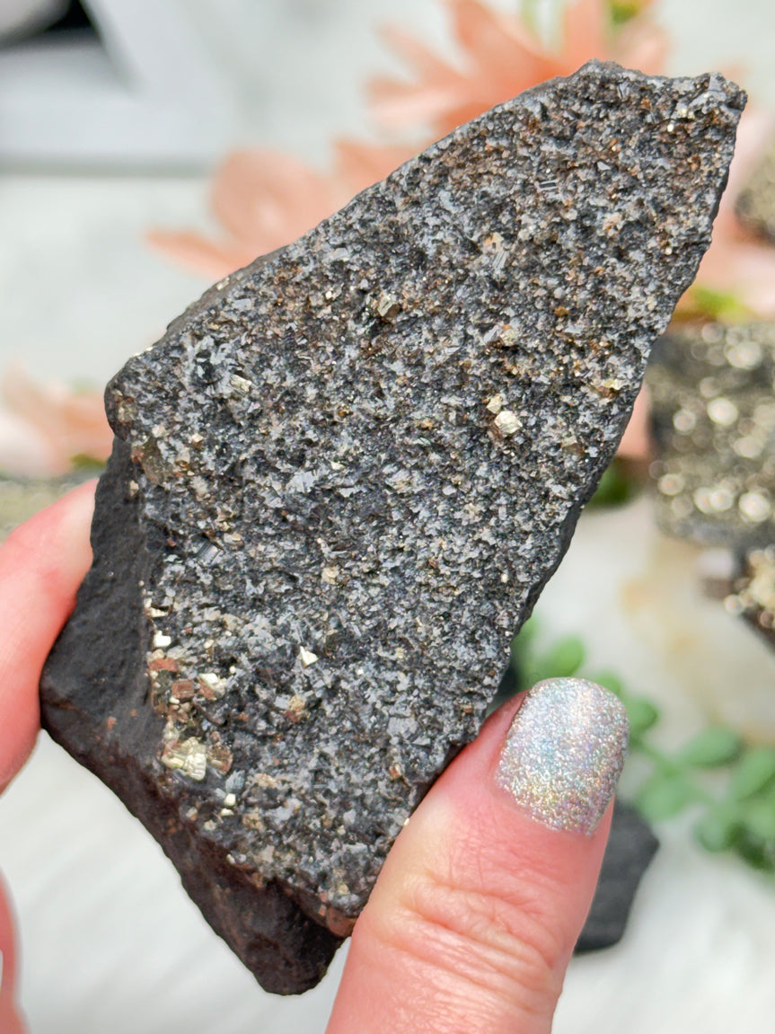 Raw Pyrite Basalt