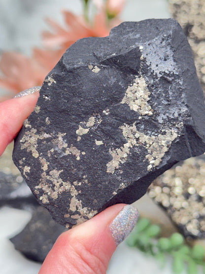 Raw Pyrite Basalt