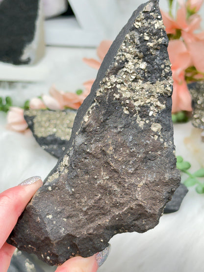 Raw Pyrite Basalt