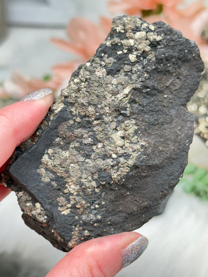 Raw Pyrite Basalt