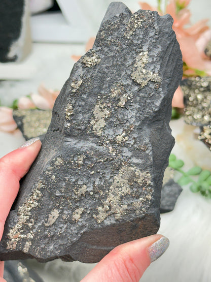Raw Pyrite Basalt