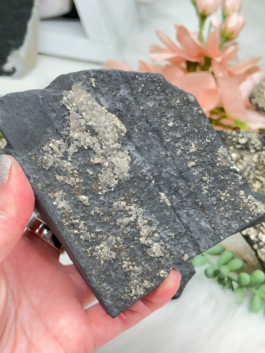 Raw Pyrite Basalt