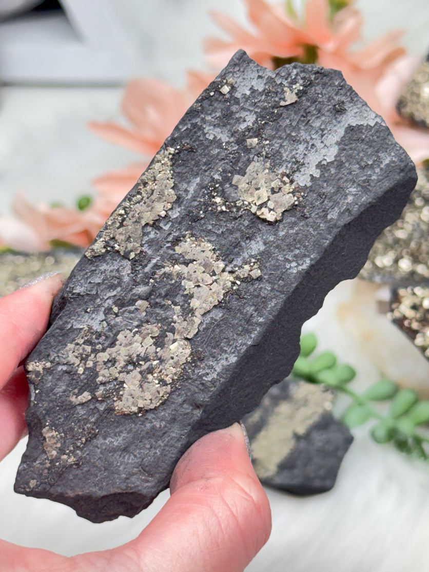 Raw Pyrite Basalt