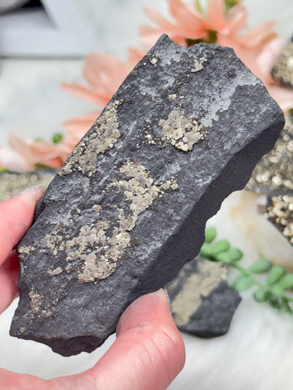 Raw Pyrite Basalt